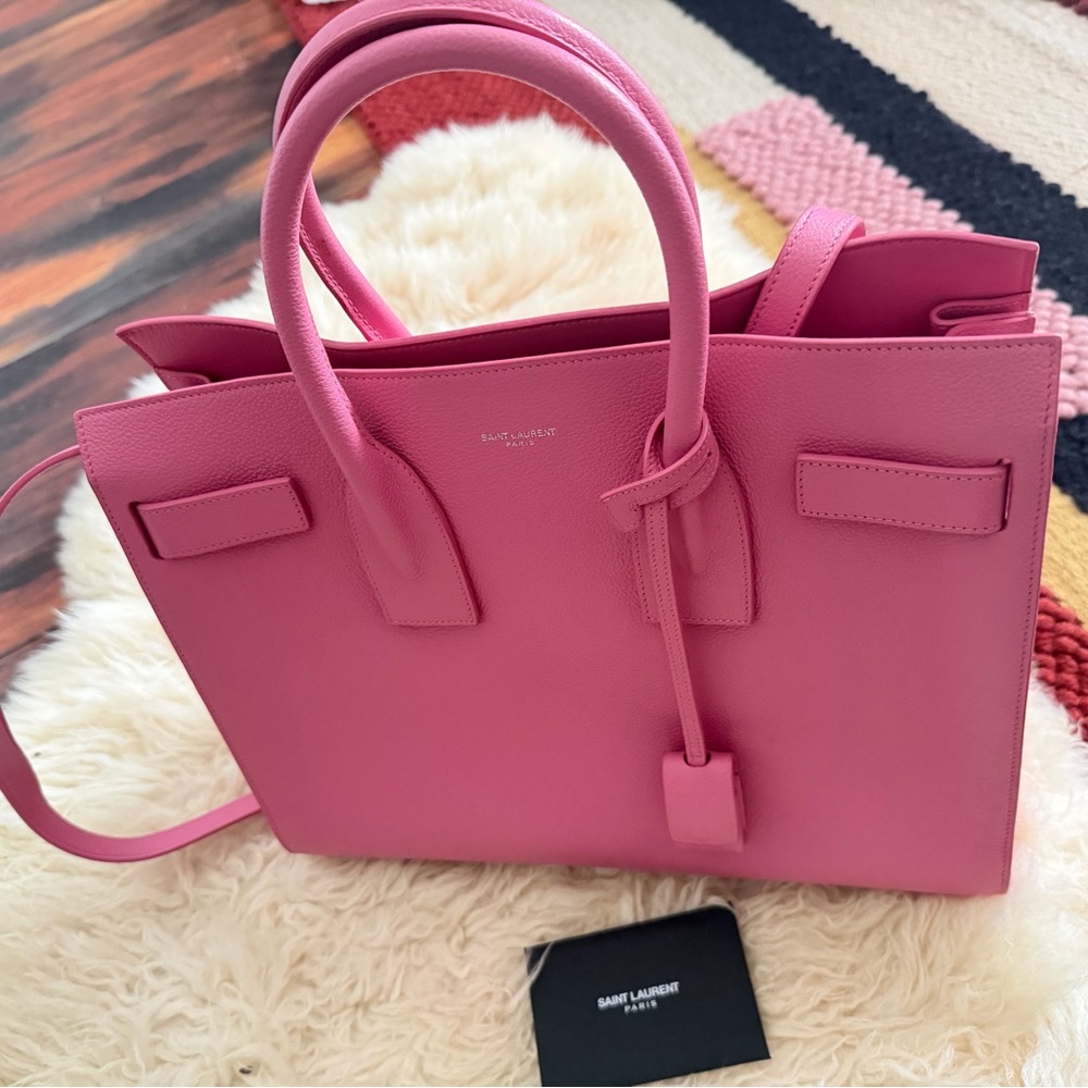 Yves Saint Laurent Pink Satchel Bag - Picture 3 of 7